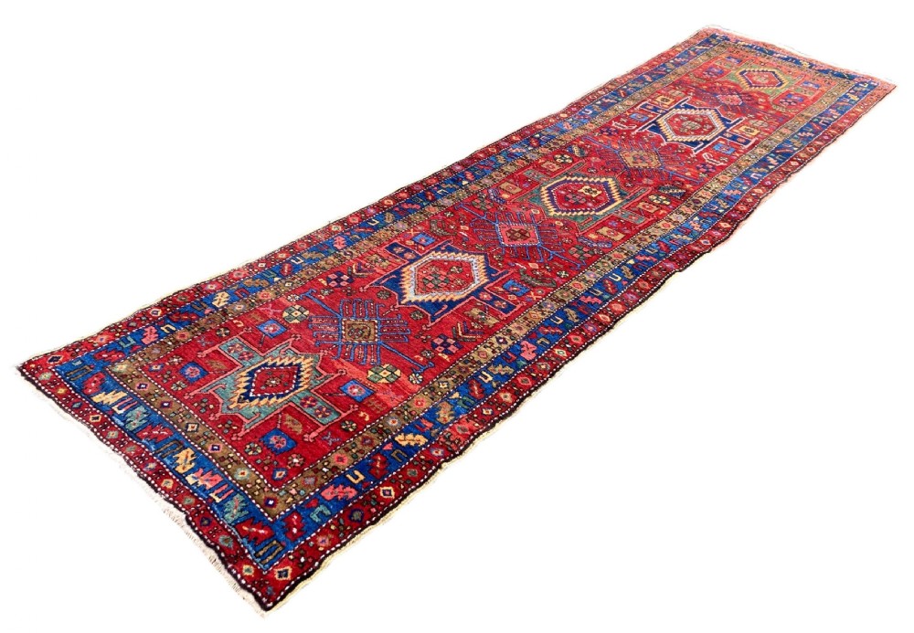 Antique Heriz Runner 3.61m x 1.02m View III