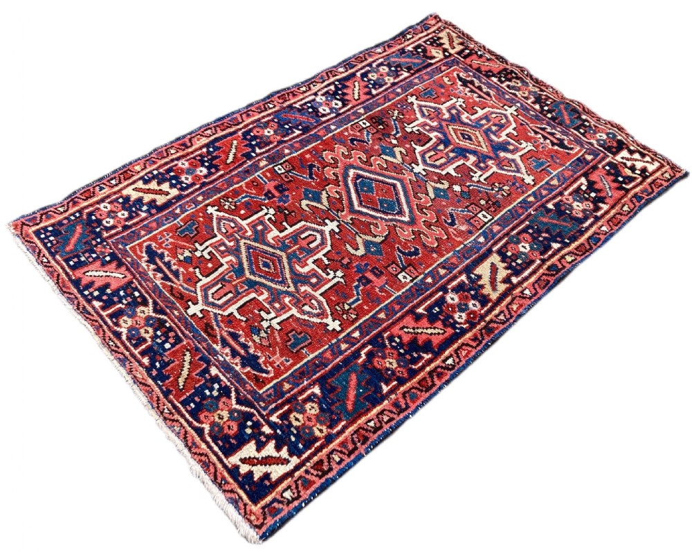 Antique Heriz Rug 1.39m x 0.94m View III