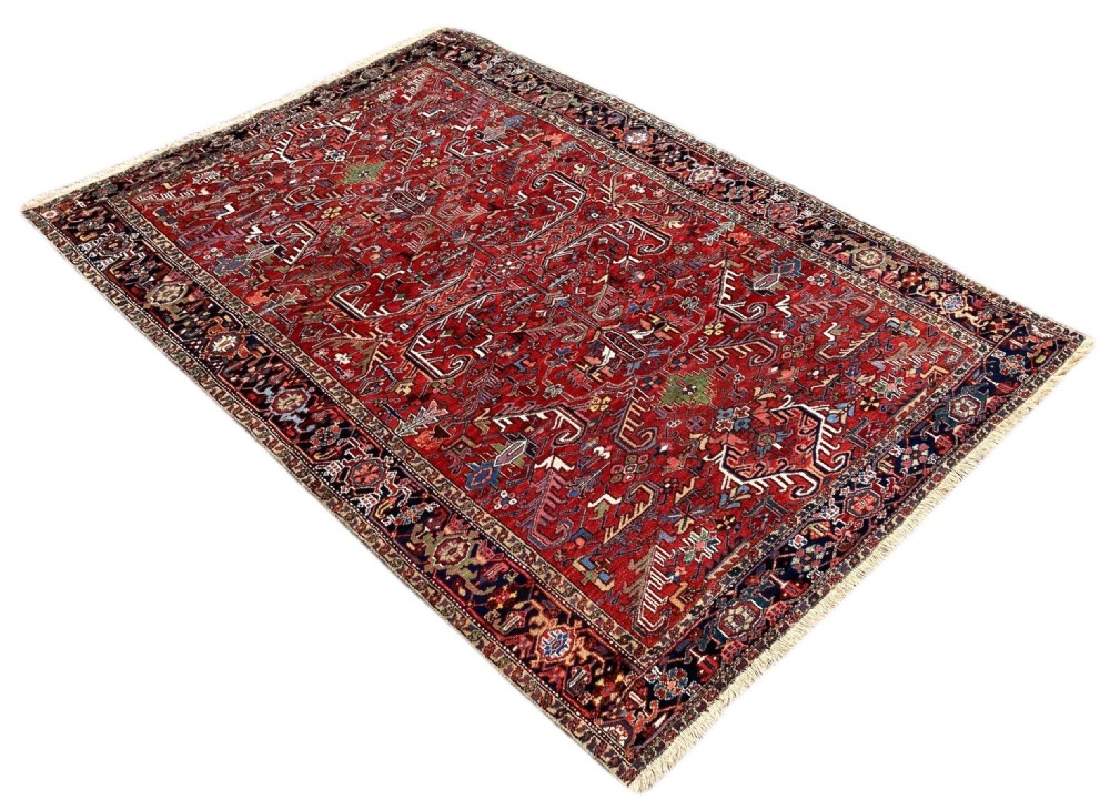 Antique Heriz Carpet 3.43m x 2.41m View III