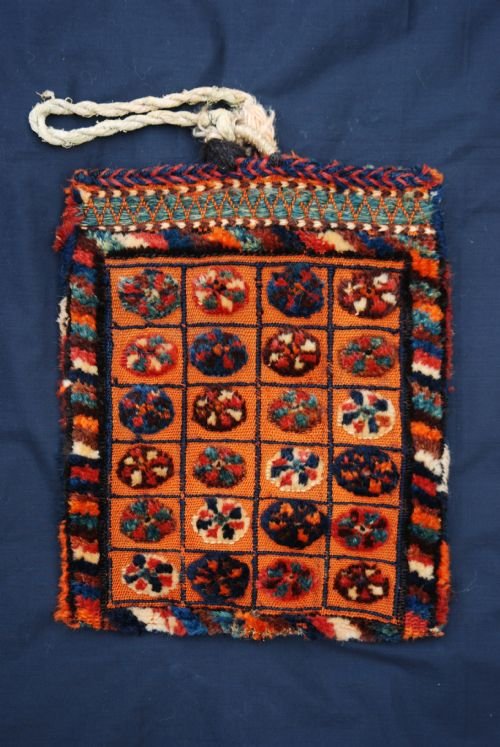 Antique Spindle-bag, Qashqa'i Tribes, South-west Persia