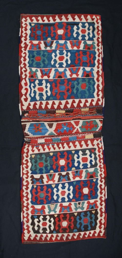 Antique Saddle-bag, Shahsevan Tribes, Moghan Region, Azerbaijan.
