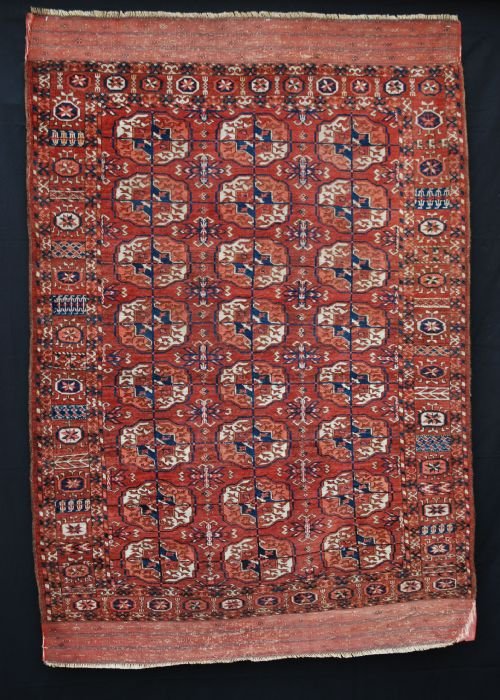 Antique Tekke Turkmen Rug, Turkmenistan, Central Asia