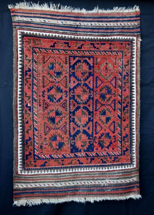 Antique Baluch Tribal Rug, Khorassan, North-east Persia.
