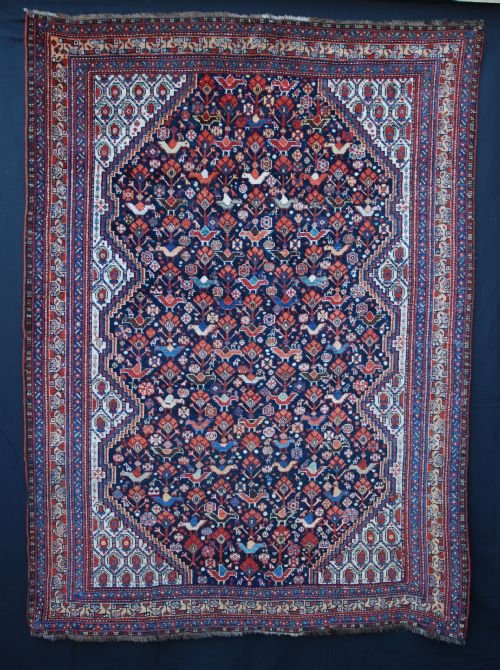 Antique Khamseh Confederacy Rug, South-west Persia