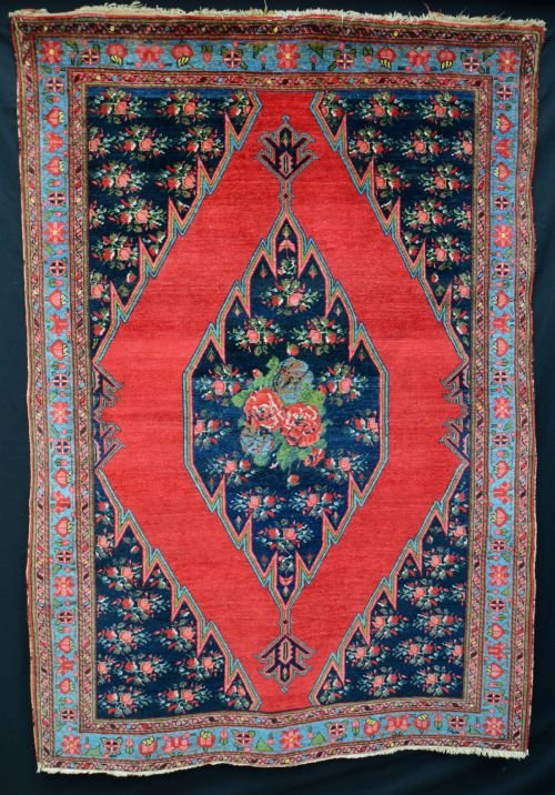 Antique Mazlaghan Rug, North-west Persia