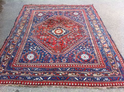Antique Carpet, Khamseh Confederacy Tribes, South West Persia