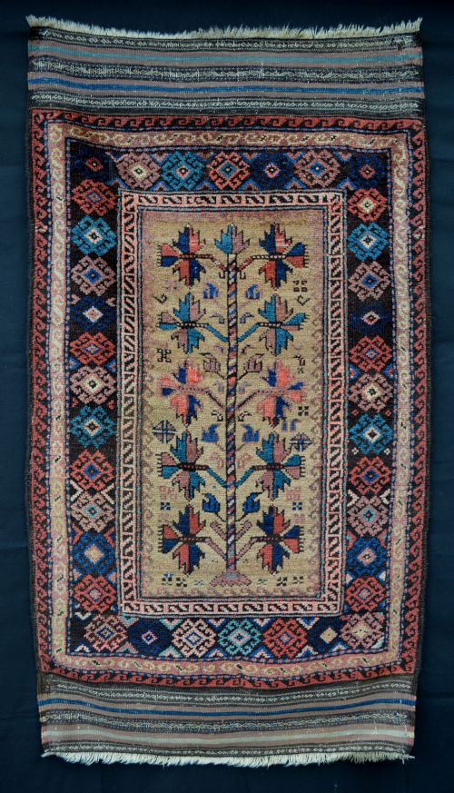 Antique Bahluli Baluch Rug, South East Persia