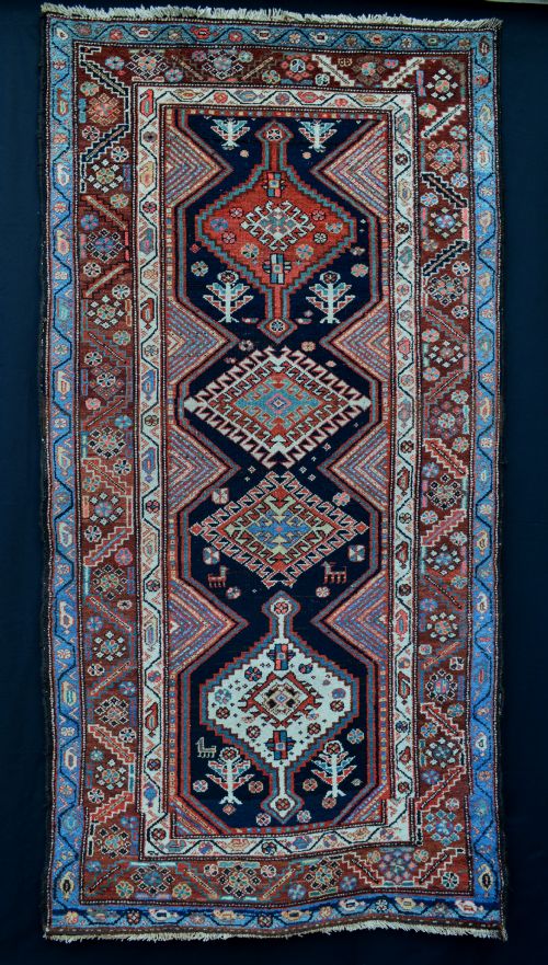Antique Bakhtiari Rug, Bakhtiari Tribes, Western Persia