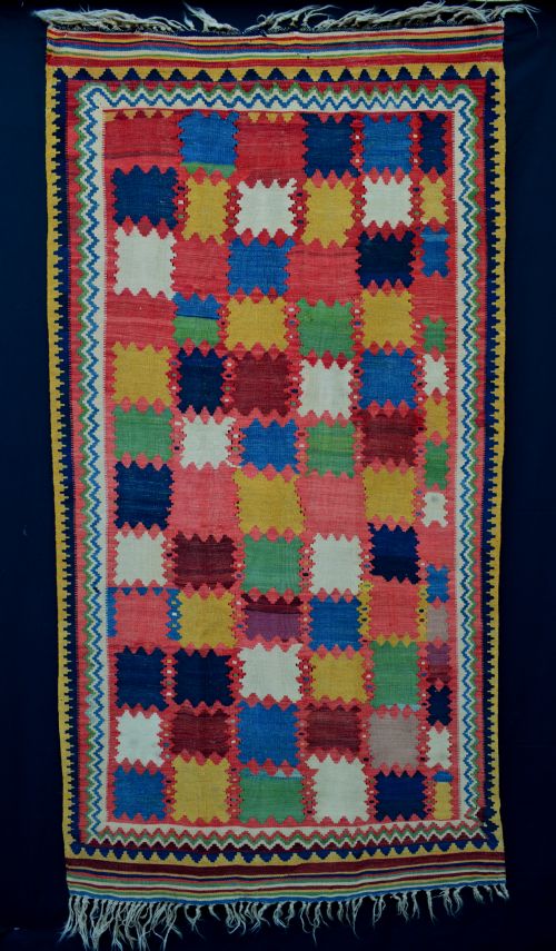 Antique Kilim, Qashqa'i Tribes, Fars Province, South-west Persia