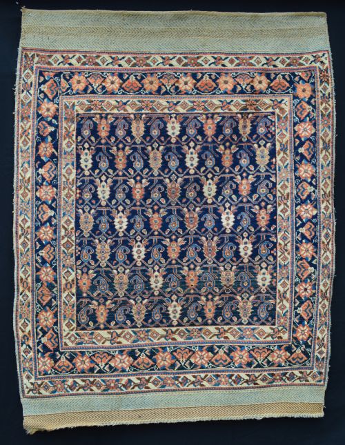 Antique Afshar Tribal Rug, Neiriz, Southern Persia.