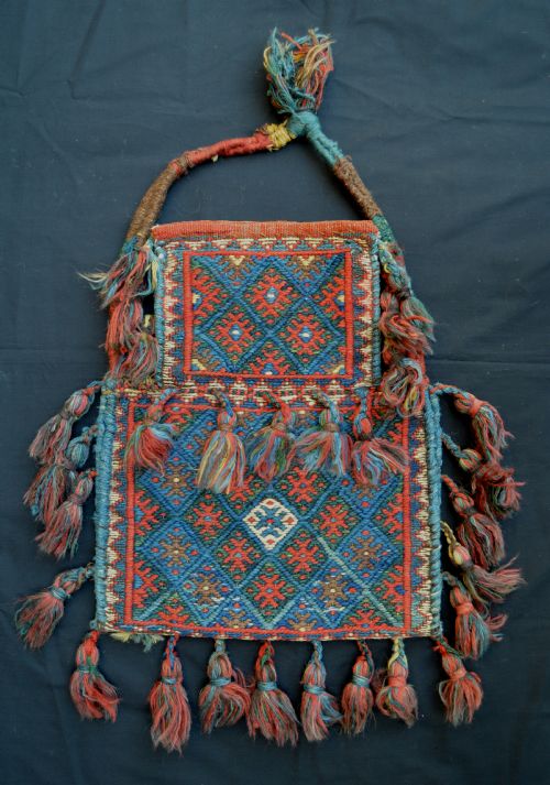 Antique Salt Bag, Sanjabi Kurds, Kurdistan