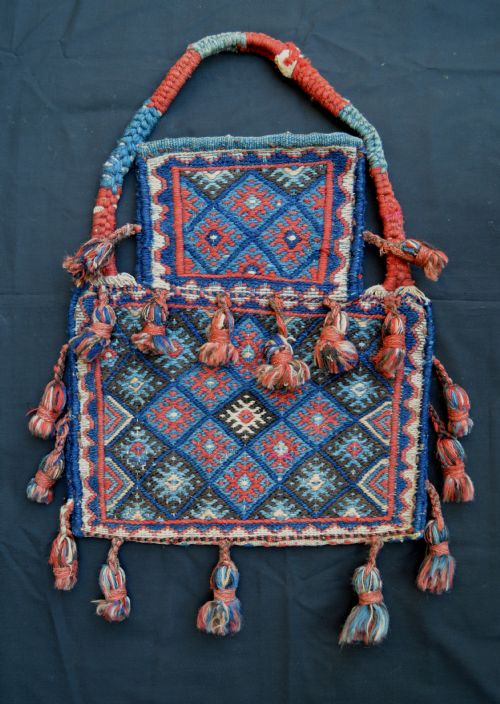 Antique Salt Bag, Sanjabi Kurds, Kurdistan