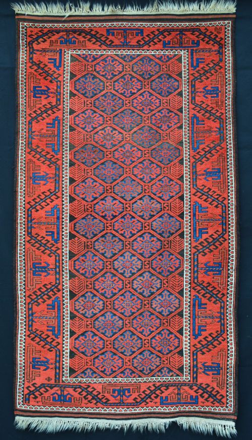 Antique Baluch Tribal Rug, Khorassan, North-east Persia