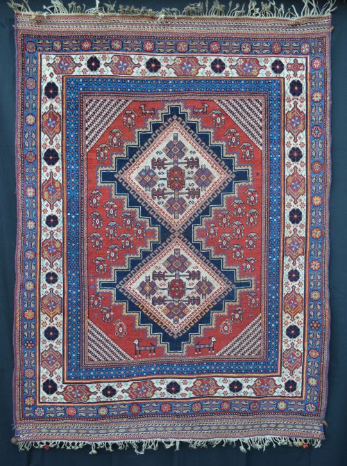 Antique Afshar Tribal Rug, Southern Persia