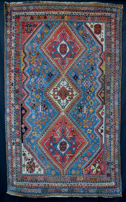 Antique Qashqa'i Rug, Fars Province, South-west Persia