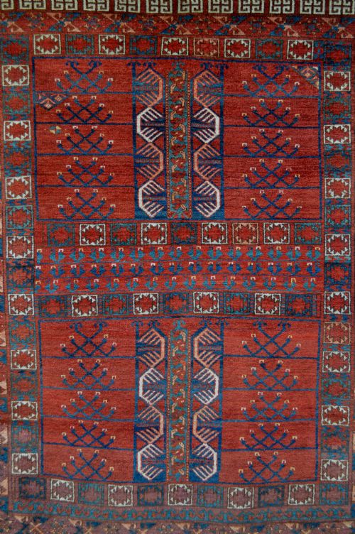 fig 1. Antique Turkmen Engsi, Ersari Tribes, Turkmenistan, Central Asia