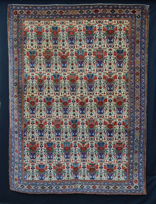 Antique Afshar Rug, Dehaj, Kerman Province, Southern Persia.