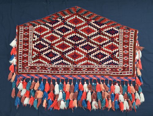 Antique Turkmen Asmalyk, Yomut Turkmen, Trans-caspian Steppes, Central Asia