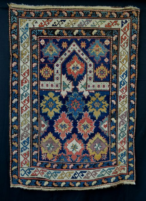 Antique Prayer Rug, Kuba, Eastern Caucasus
