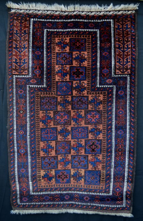 Antique Prayer Rug, Timuri Tribes, Western Afghanistan