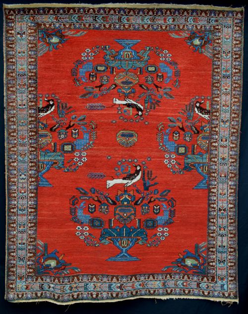 Antique Afshar Tribal Rug, Neiriz, Kerman Province, South Persia