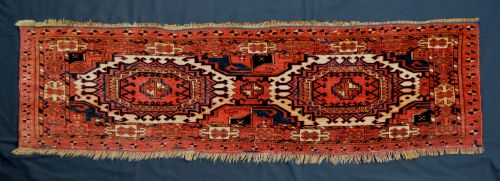 Antique Turkmen Torba, Kizyl Ayak Tribes, Turkmenistan, Central Asia.