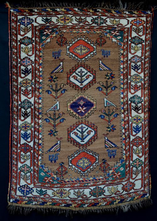 Antique Luri Tribal Rug, Nasrabad, Luristan, Western Persia.