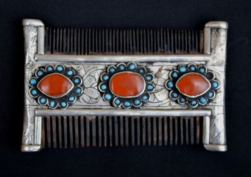Antique Turkmen Comb, Tekke Tribes, Turkmenistan, Central Asia.