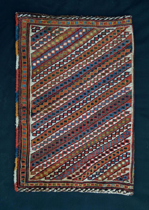 Spindle/water-pipe Bag, Afshar Tribes, Kerman Province, Southern Persia.