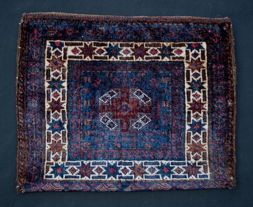 Antique Baluch Chanteh (Vanity-bag), Mushwanni Tribe, South-east Persia.