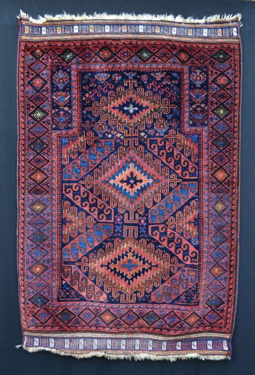 Antique Prayer-rug, Timuri Tribes, Borderlands of Eastern Persia/western Afghanistan