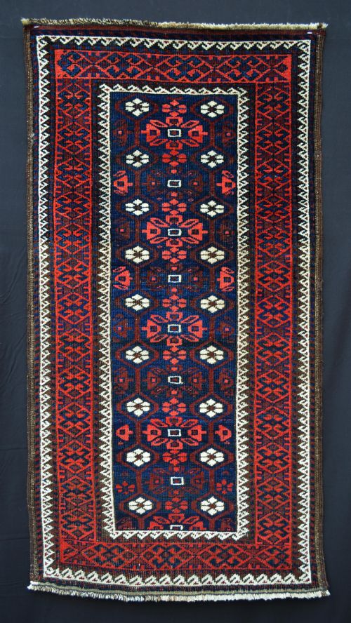 Antique Baluch Tribal Rug, Khorassan Province, North-east Persia.