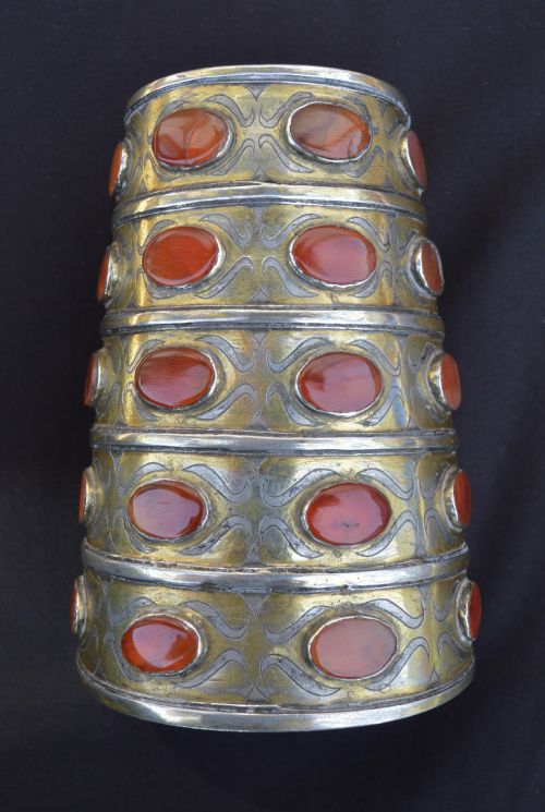 Antique Turkmen 'Bilezik' (Armband), Tekke Turkmen Tribes, Akhal Oasis, Turkmenistan.