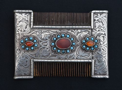 Antique Turkmen Comb, Tekke Tribes, Turkmenistan.
