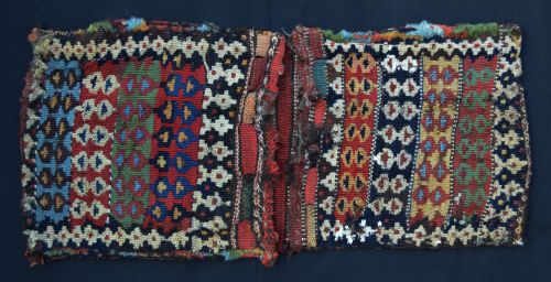 Antique Mini Khorjin (Saddle-bags), Shahsevan Nomads, Azerbaijan.