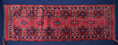 Antique Turkmen Torba, Ersari Tribes, Turkmenistan, Central Asia.