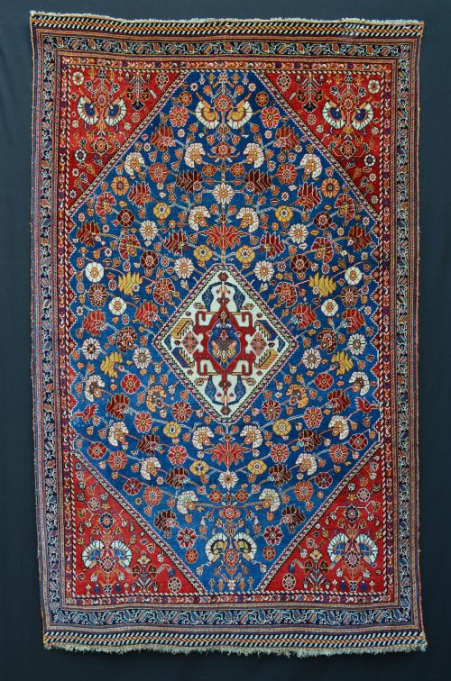 Antique Qashqa'i - Kashkuli Rug, Fars Province, South-west Persia.
