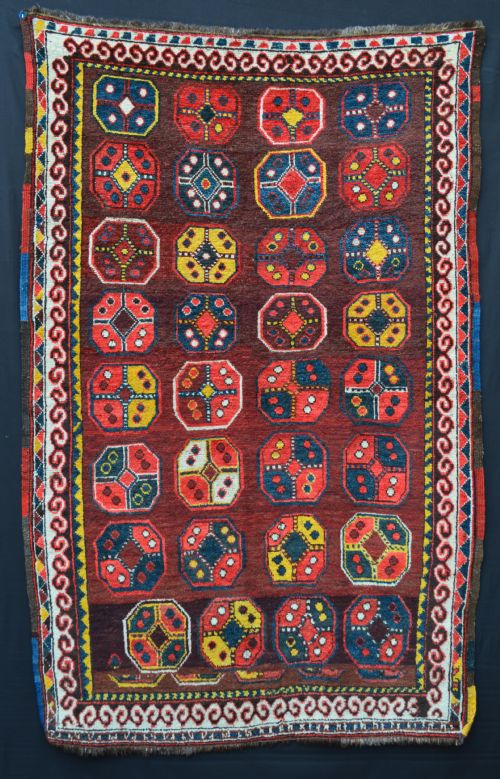 Antique Qaraqalpaq Rug, Aral Delta, Qaraqalpaqstan, Central Asia.