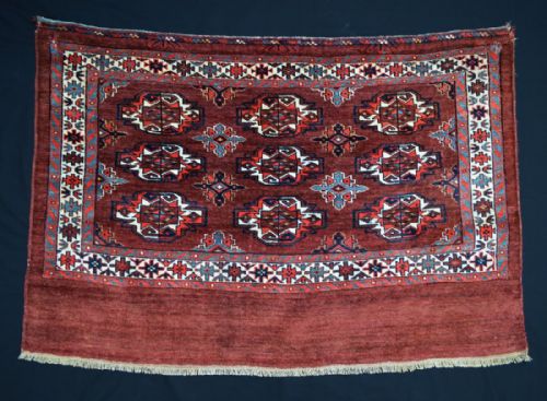 Antique Turkmen Chuval, Yomut Tribes, Trans-caspian Steppes, Turkmenistan, Central Asia.