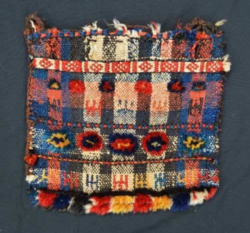 Antique Vanity-bag, Qashqa'i Nomads, Fars Province, South-west Persia.