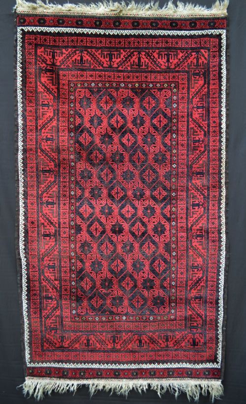 Antique Baluch Rug, Khorassan Province, North-east Persia.