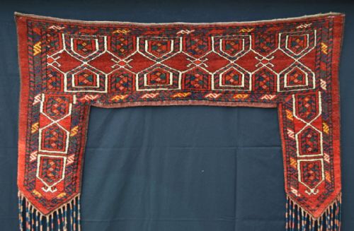 fig 1. Antique Turkmen Kapanuk, Ersari Tribes, Middle Amu Darya Region, Turkmenistan, Central Asia.