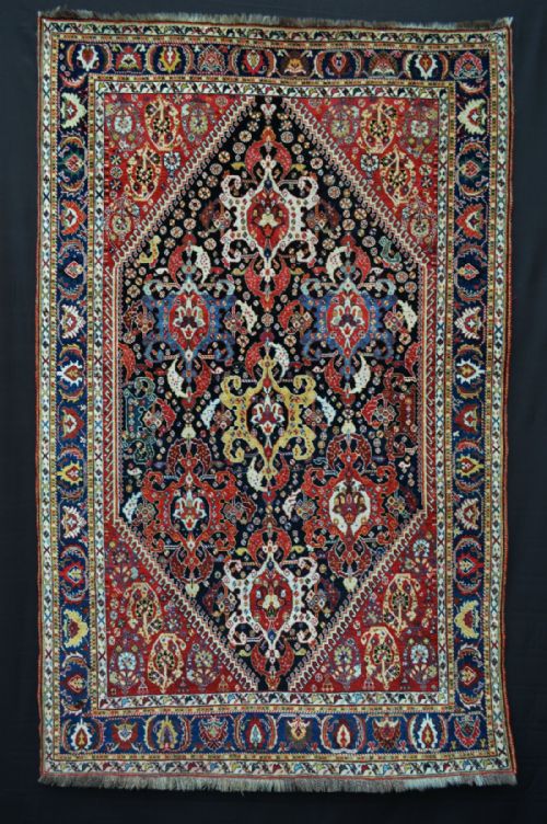 Antique Qashqa'i Rug, Kashkuli Sub-tribe, Fars Province, South-west Persia.