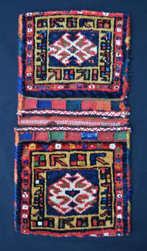 Antique Mini Saddlebags, Bakhtiari Nomads, Western Persia.