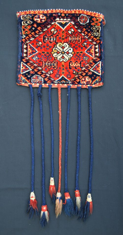 Antique Vanity-bag (Chanteh), Qashqa'i Tribes, Fars Province, South-west Persia.