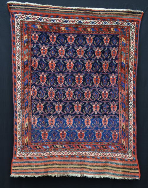 Antique Afshar Tribal Rug, Sirjan, Kerman Province, Southern Persia.