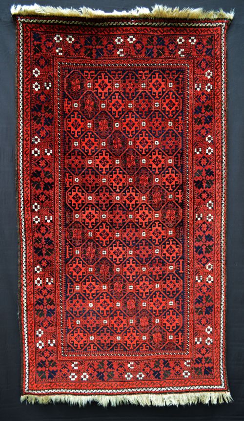 Antique Baluch Ali Mirza'i Tribal Rug, Khorassan Province, North-east Persia.