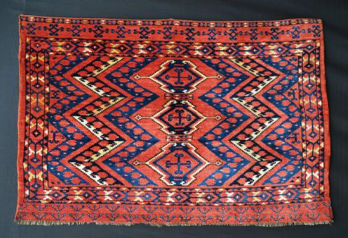 Antique Turkmen Chuval, Ersary Tribes, Beshir Area, Middle Amu Darya Region, Turkmenistan.