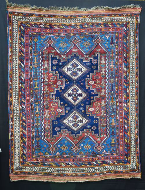 Antique Afshar Tribal Rug, Sirjan Region, Kerman Province, Southern Persia.