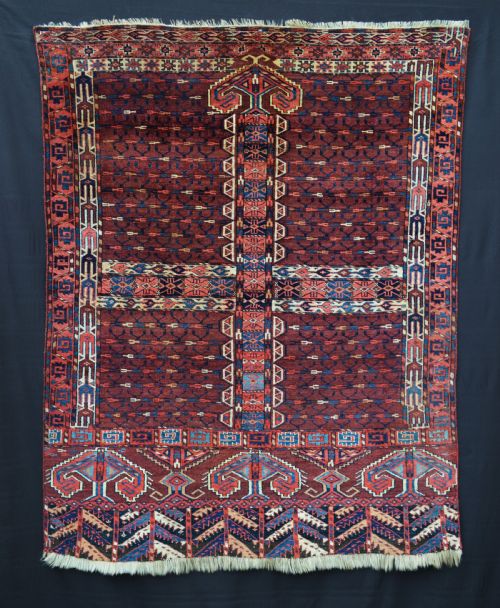 Antique Turkmen Engsi, Yomut Tribe, Trans-caspian Steppes, Turkmenistan, Central Asia.
